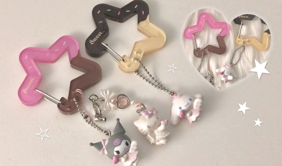 #RT 

이전 게시글에 많은 분들이 관심 가져주셔서 통신판매 전에 이벤트 먼저 올려봅니다 !!

알티 추첨 두 분께 도넛 카라비너 1종 보내드릴게요 🍩 (키링, 스트랩 포함 X) 당발은 천천히 하겠습니다 !