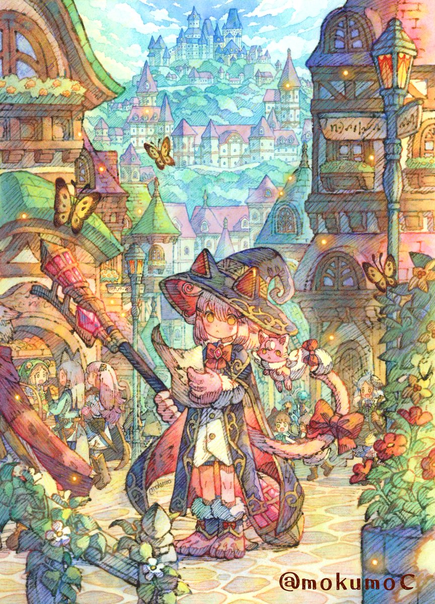 猫魔法使いの街歩き