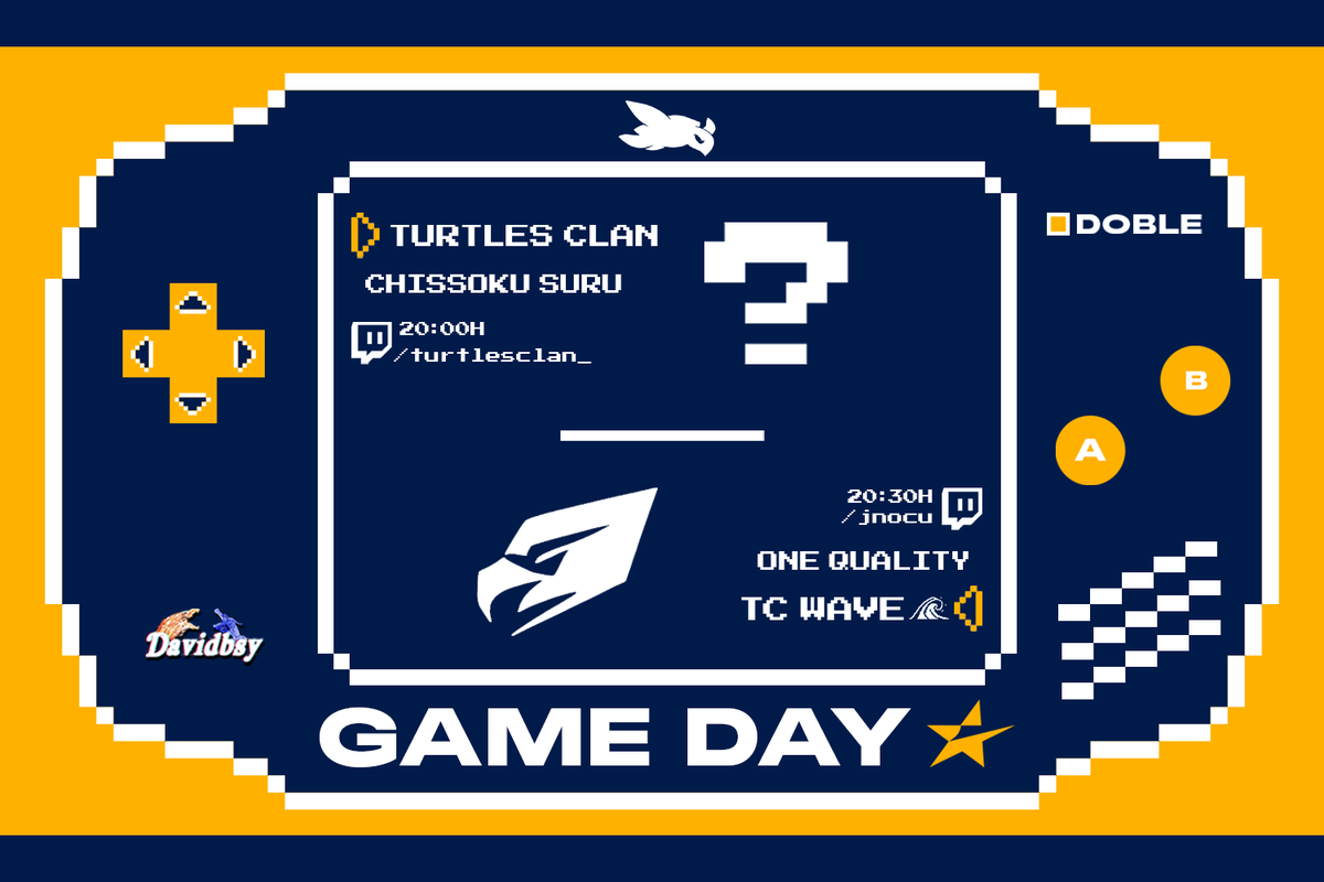 TurTlesClan_'s tweet photo. SORPRESÓN DE ÚLTIMA HORA. HOY NO SOLO JUEGA TURTLES CLAN, SINO QUE TENDREMOS DOBLE PARTIDO.

TENDREMOS ESEA INTERMEDIATE CON TURTLES CLAN A LAS 20:00 Y LUEGO SEGUIRMOS CON EL WAVE EN LA CONOS.

TURTLES CLAN 
🆚#CHISSOKUSURU
⏰20:00H

 TC WAVE 
🆚#ONEQUALITY
⏰20:30H

#GOTC 🐢🌊 https://t.co/MChkpp4dJg