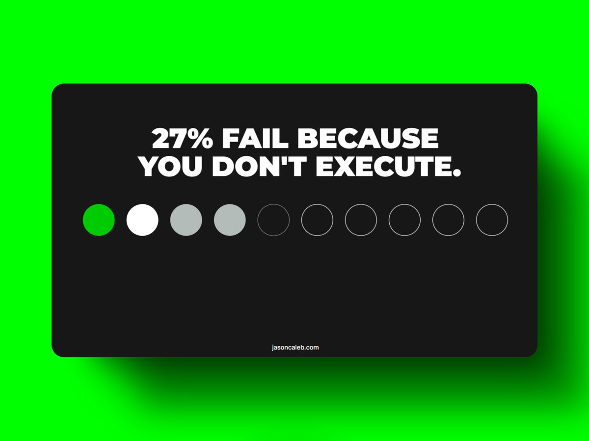 greatpitch's tweet photo. Execution > Ideation https://t.co/77yrpQc008
