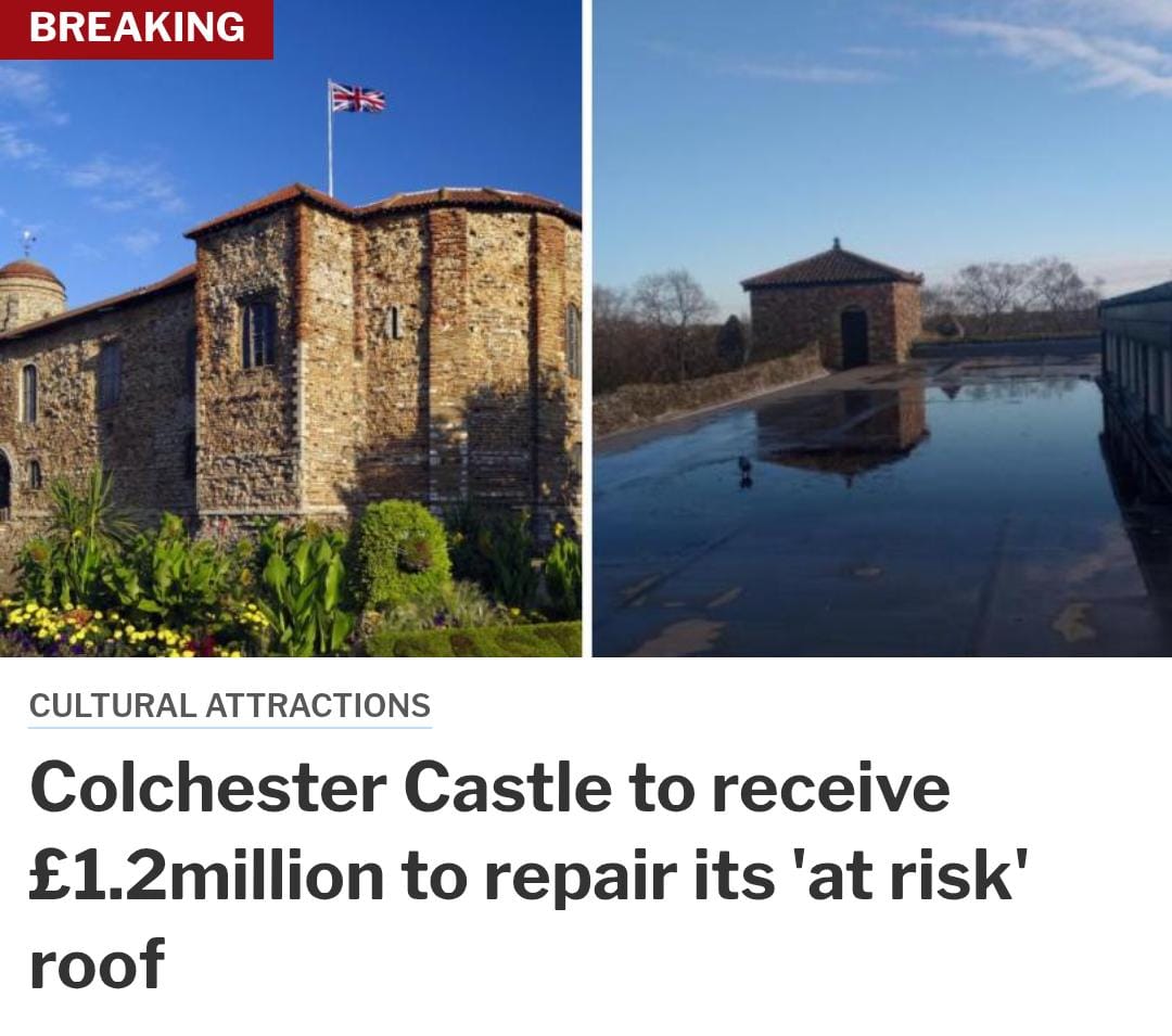 gazette-news.co.uk/news/24949855.… BREAKING: #Colchester Castle is to receive £1.2 million to repair it's at-risk roof <a href="/TheGazette/">The Gazette</a>