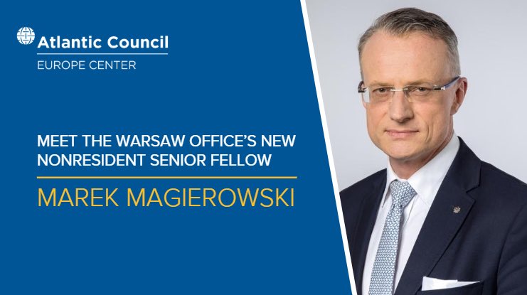 Marek Magierowski (@mmagierowski) on Twitter photo Honoured to join the team. And thrilled to work with two reputable institutions: <a href="/AtlanticCouncil/">Atlantic Council</a> & <a href="/instwolnosci/">Instytut Wolności</a> to strengthen 🇵🇱🇺🇸 bonds. Honoured to join the team. And thrilled to work with two reputable institutions: <a href="/AtlanticCouncil/">Atlantic Council</a> & <a href="/instwolnosci/">Instytut Wolności</a> to strengthen 🇵🇱🇺🇸 bonds.