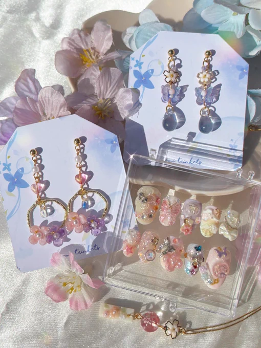 loveliest nail set from musedrop!!  