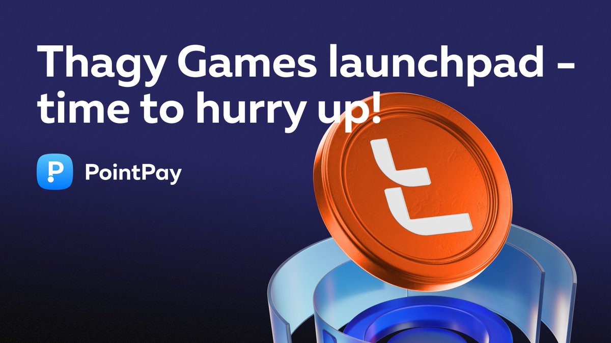 Thagy Games launchpad – time is running out!

The first phase of the Thagy Games (<a href="/thagygames/">THAGY GAMES</a>) launchpad is coming to an end! You only have a few hours left to participate—support the project and get $THAGY tokens at a 33% discount.

Don't miss your chance: