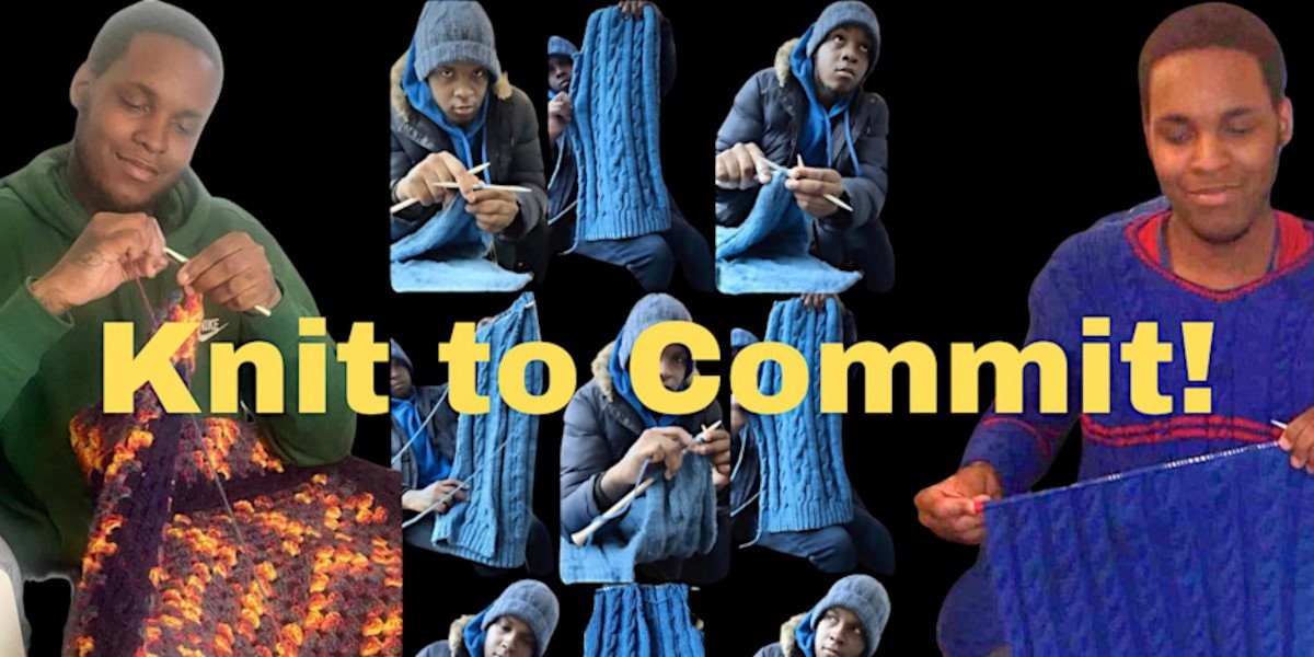 Knit to Commit! Every Thursday!✅ 
Free knitting and crochet classes. All welcome.✨ 
Classes take place at Bells Gardens Community Centre, 7-9 pm
orlo.uk/WoI4t
Funded by Southwark 🤩