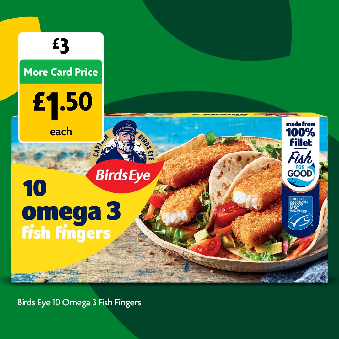 Morrisons's tweet photo. Fill your freezer for less with our More Card frozen deals! ❄️ Stock up on chicken dippers, fish fingers, and more! #Morrisons #MoreCard #FrozenDeals https://t.co/WLlHWVbhA1