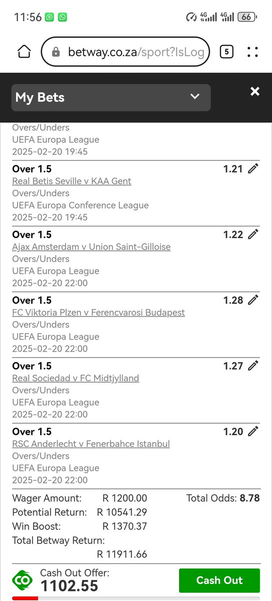 8 Odds🔥Win and Join My V.I.P Group✅🍾✅X9006F1EC.. Retweet 4 the Nation ❤️betway.co.za/bookabet/X9006…