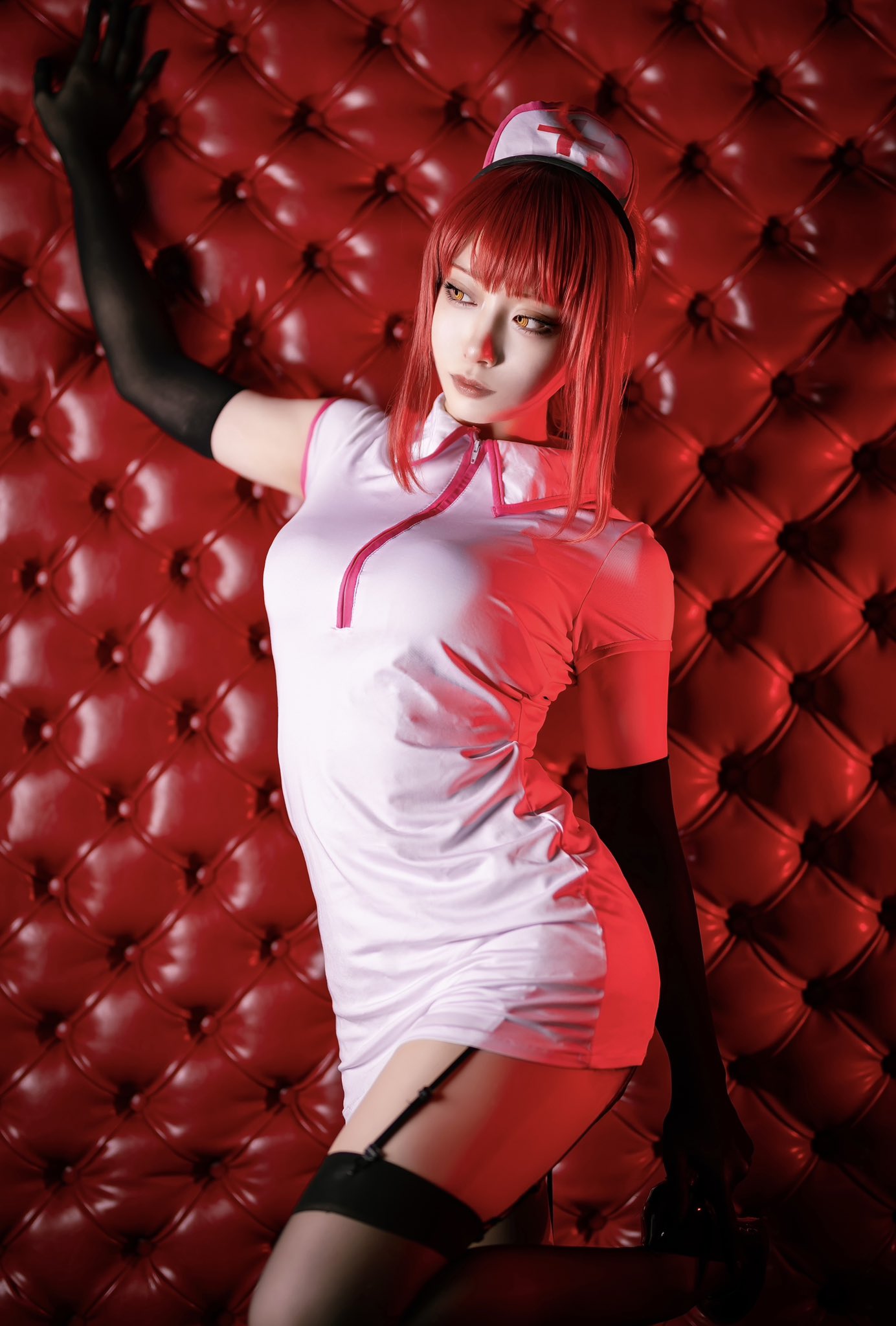 cosplay makima chainsaw man nurse hot