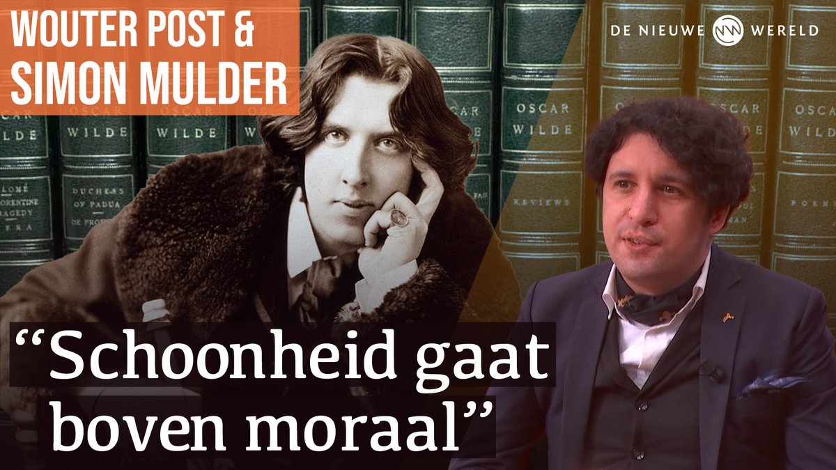 'Tegen de lelijkheid met Oscar Wilde, grootste aller dandies', <a href="/WouterSchiller/">Wouter Post</a> in gesprek met dichter en dandy Simon Mulder over Oscar Wilde, influencer avant la lettre en omgekeerd potenrammer.

🖋️youtube.com/watch?v=-T9ayf…