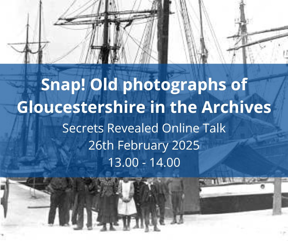 🗺️ Join us for our Secrets Revealed Online Talk, Snap!
🗓️ 26/2/2025, 13.00 - 14.00

This presentation will attempt to show a smorgasbord of images taken from our vast collections that will attempt to cover some places and a good few subjects!

Book now - orlo.uk/cy4u7