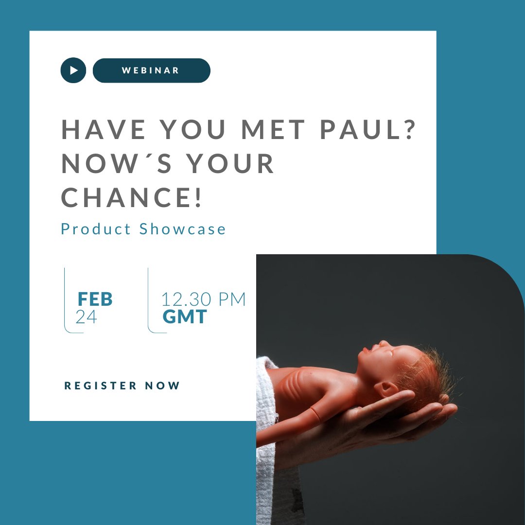 Don’t miss your chance to see Paul in action! ​

Join our upcoming product showcase webinar tomorrow to explore how this innovative tool is helping improve care for the tiniest patients.​

Register here: laerdal.zoom.us/webinar/regist…