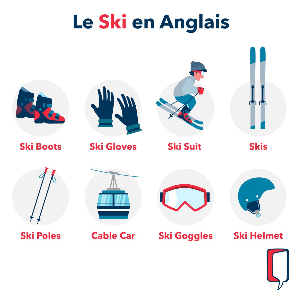 ⛷️ Le vocabulaire anglais essentiel à retenir si vous partez au ski ! wallstreetenglish.fr/fiches-anglais…