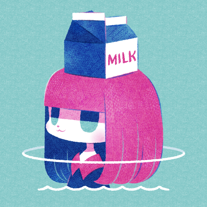 イラレで色んなタッチやってみたけど どれもお気に入りです！