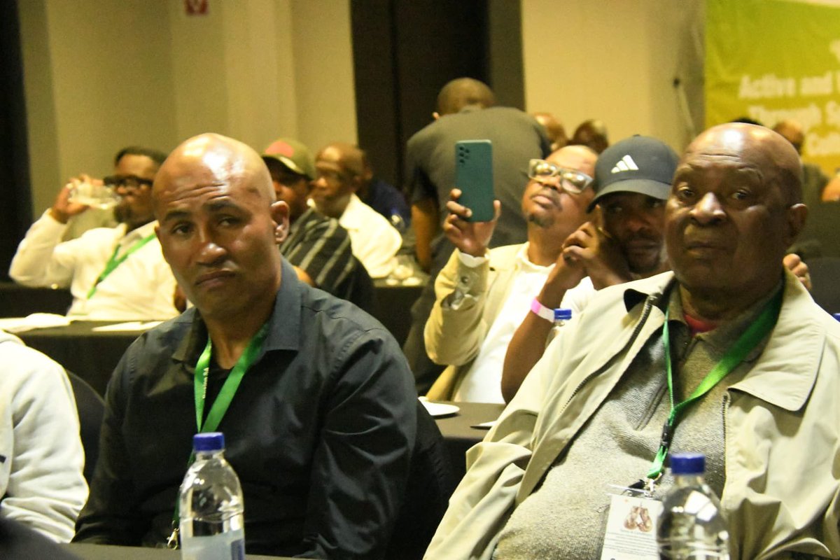 SportArtsCultur's tweet photo. Eastern Cape MEC Sibulele Ngongo welcoming Hon. Gayton McKenzie and attendees gathered at the East London ICC for the National Boxing Convention.
Livestream link:
https://t.co/5wtbBNjevc
#NationalBoxingConvention
#InspiringANationOfWinners
#SASport
#BoxingSA https://t.co/ledYOtzJf1