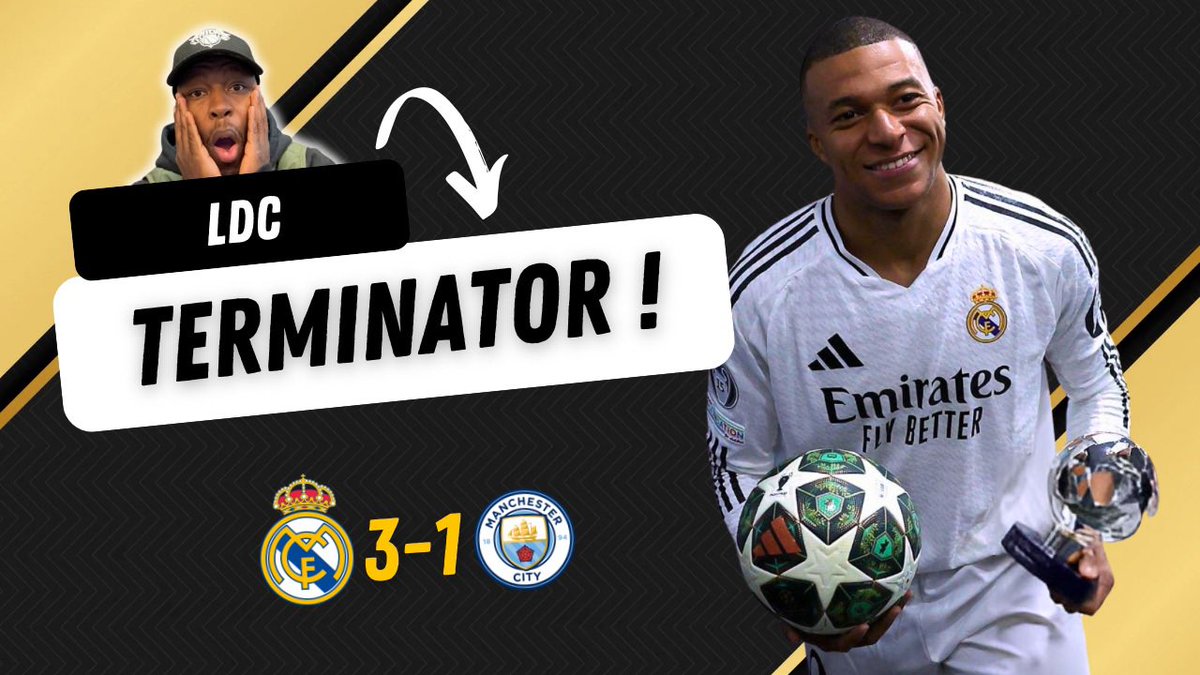 TitiCarterJr's tweet image. 🚨 Vidéo en ligne ! 

🔥 Mbappé magique 😍

🎬: youtu.be/IBnnKkXipYM?si…

BOMBARDE 🔁 &amp;amp; ❤️ 🤝🏾 #RMAMCI