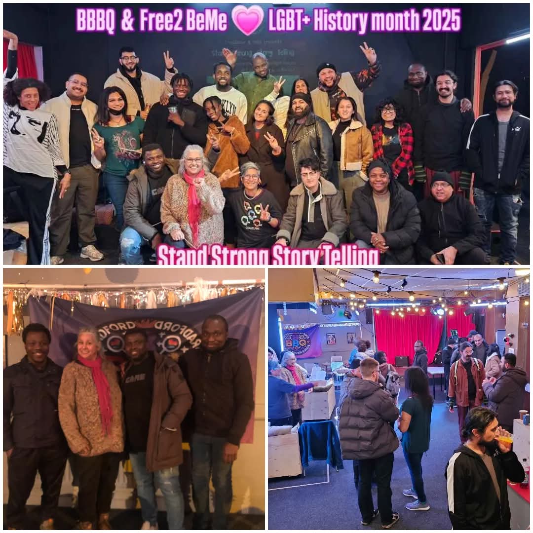 A fantastic evening hosted by BBBQ(Bradford Black &amp; Brown Queer Group) &amp; Free2B-Me for LGBTQ+ History Month. Great people, fabulous food and awesome connections. "Together we Stand Strong" 🤗🏳️‍🌈