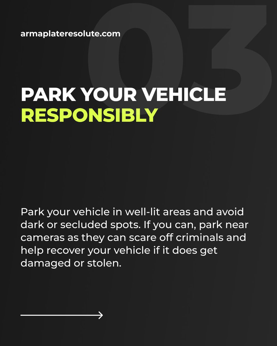 ArmaplateRes's tweet image. 3 ways to protect your vehicle from being stolen in 2025. Don't become the next victim of vehicle theft.

#vehicletheft #carcrime #carthieves #theft