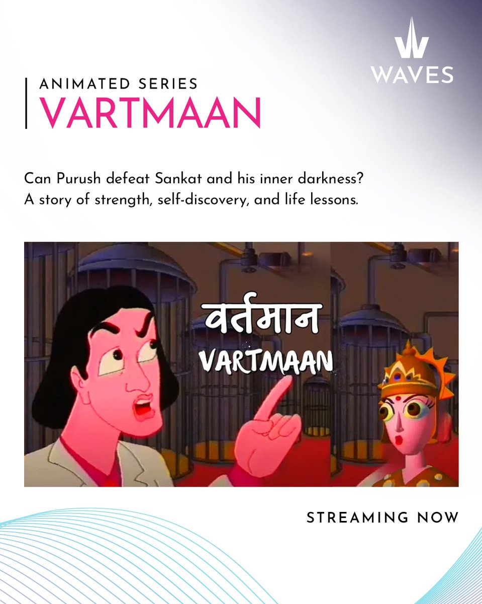 WAVES_OTT's tweet photo. A hero’s journey to overcome evil and self-doubt! 

Vartmaan is now streaming on WAVES.
#WAVES #WAVESOTT #EntertainmentKiNayiLehar #Vartmaan
@centralarchives @DDNational @DDIndiaLive @prasarbharati @MIB_India https://t.co/2GEVyPAyeI
