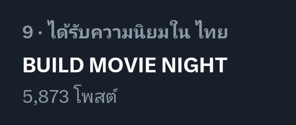 Keyword อันดับ 9 เทรนไทย 🇹🇭

BUILD MOVIE NIGHT
#มังกรหยก2025XThailandHeadlines