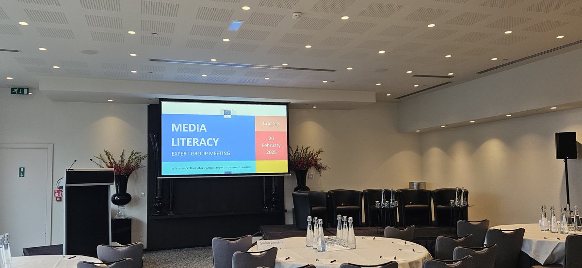 jospiterimt's tweet photo. Interesting and challenging times...the need to equip societies in media literacy 
At the media literacy expert group in Brussels https://t.co/HC72zXqGMw
