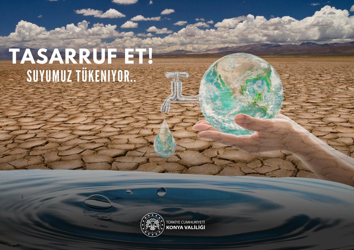 TCKonyaValiligi's tweet photo. 💧 SU HAYATTIR, BOŞA AKITMA! 💧

Bir damla bile önemli! Sen de suyu bilinçli kullan, geleceği koru! 

@Vali_Akin 
#Konya  
#SuHayattır 
#GeleceğiniKoru https://t.co/DAl2EqnQGO