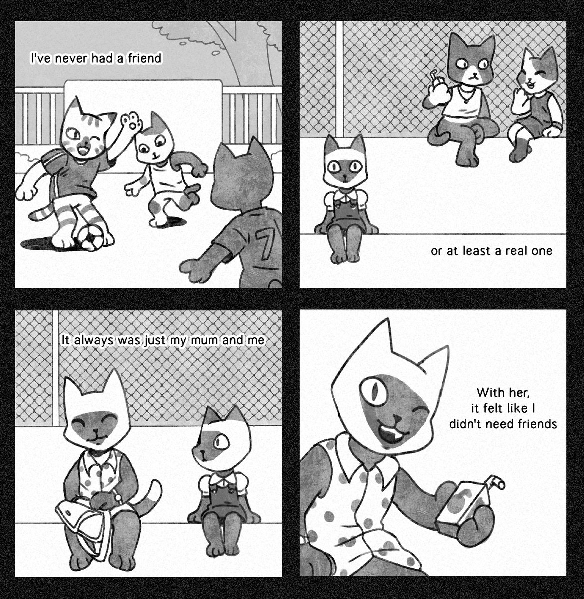 milmotes's tweet photo. I've never had a friend... 🍊 1/3
(A short comic about Nyadia)
#darkbound https://t.co/fPeqPbDXAW