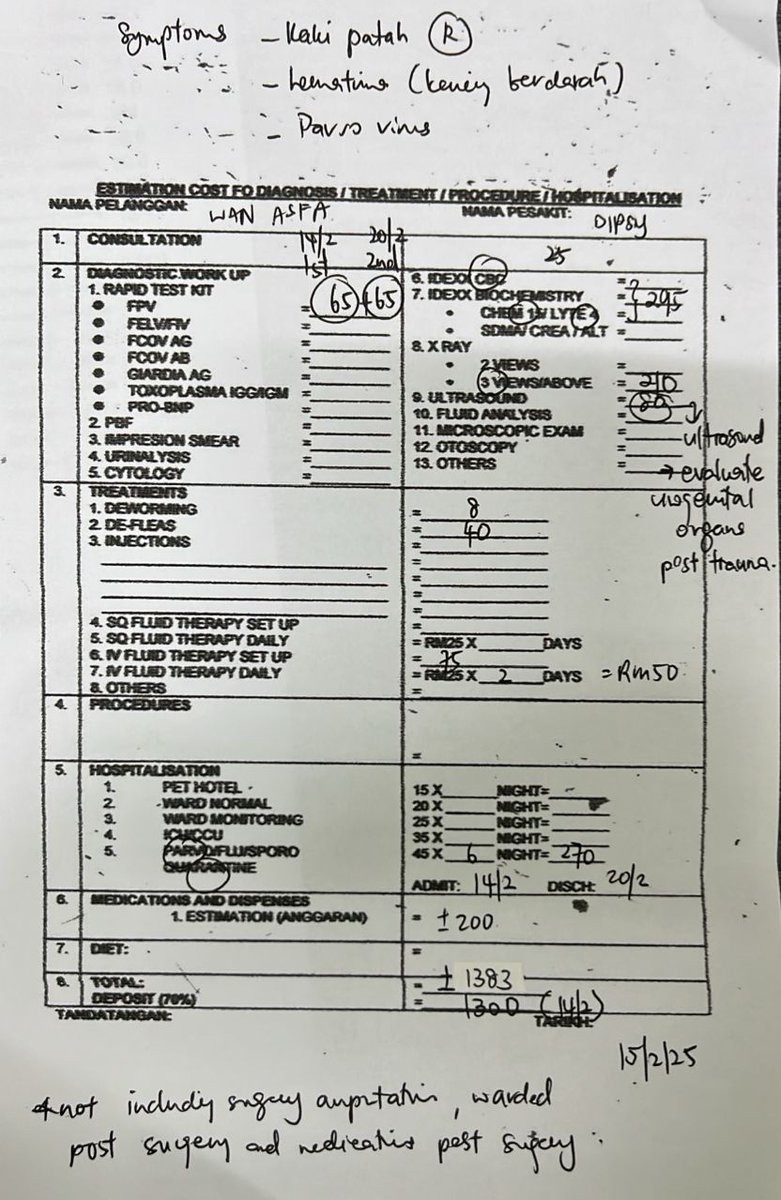 HanaHud's tweet photo. We've collected about RM387 now, and the total operation cost for the amputation is about RM700. Thank you to everyone who has donated so far! https://t.co/TQoNxQ0Kzb