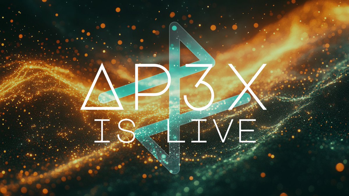And we are live! AP3X is listed on <a href="/LBank_Exchange/">LBank.com</a> and <a href="/CoinstoreExc/">Coinstore</a> 🔥
