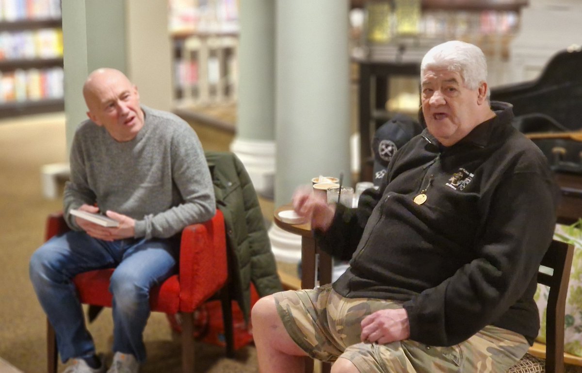 swanseastones's tweet photo. Doors opened 1.3 hours ago.

Thanks so much to Gyp, Mike Church and Ragsy for a fantastic event yesterday.

It was an evening of anecdotes, laughter, reflection, and some spine-tingling music (volume up for a sample!)

Gyp's biography is available in-store now. https://t.co/H4WkCsH8Id