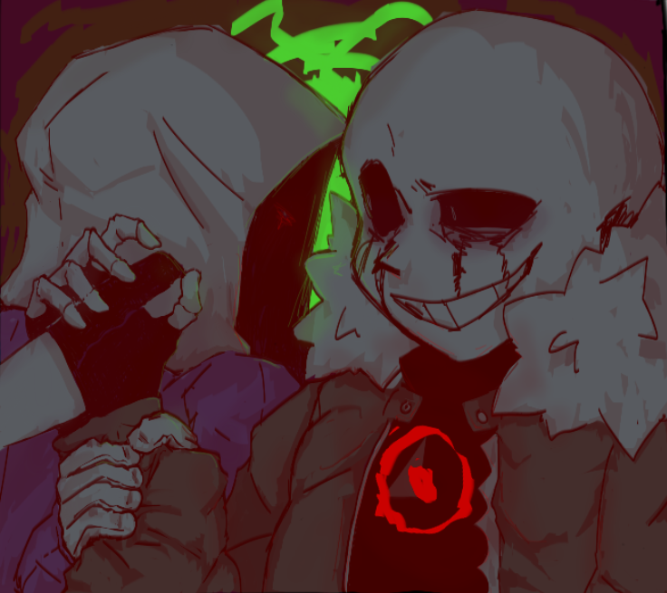 Overlordofyaoi1's tweet image. old kist doodles from like nov, nerds i tell ya
#kist #killerxdust #sanscest