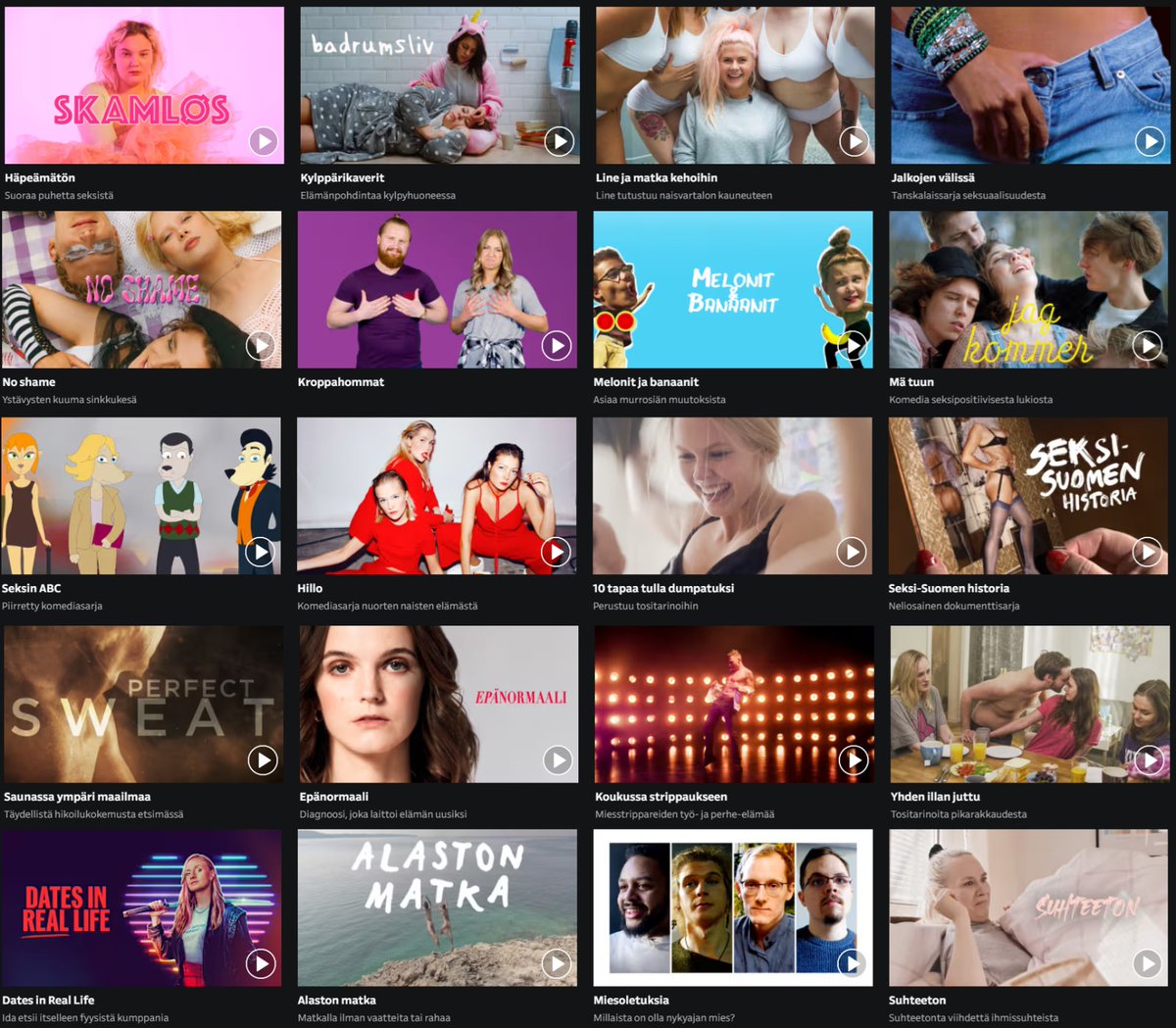 Ylen tarjontaa.

Onko joku rehellisesti sitä mieltä, että tätäkin kaikkea on välttämätöntä tarjota veroeuroin?