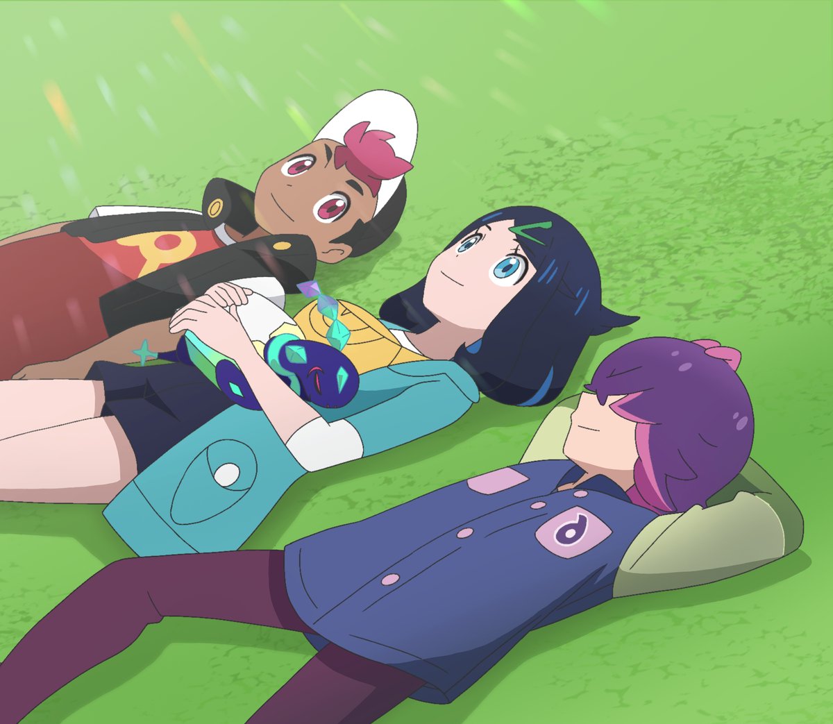 ❤️💙💜

#アニポケ 
#anipoke