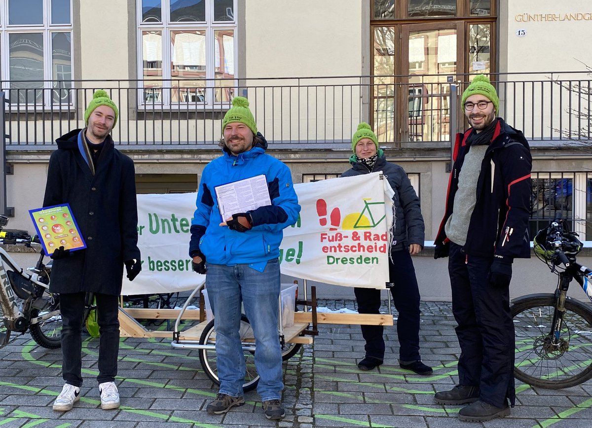 Fuß- und Radentscheid Dresden tweet media