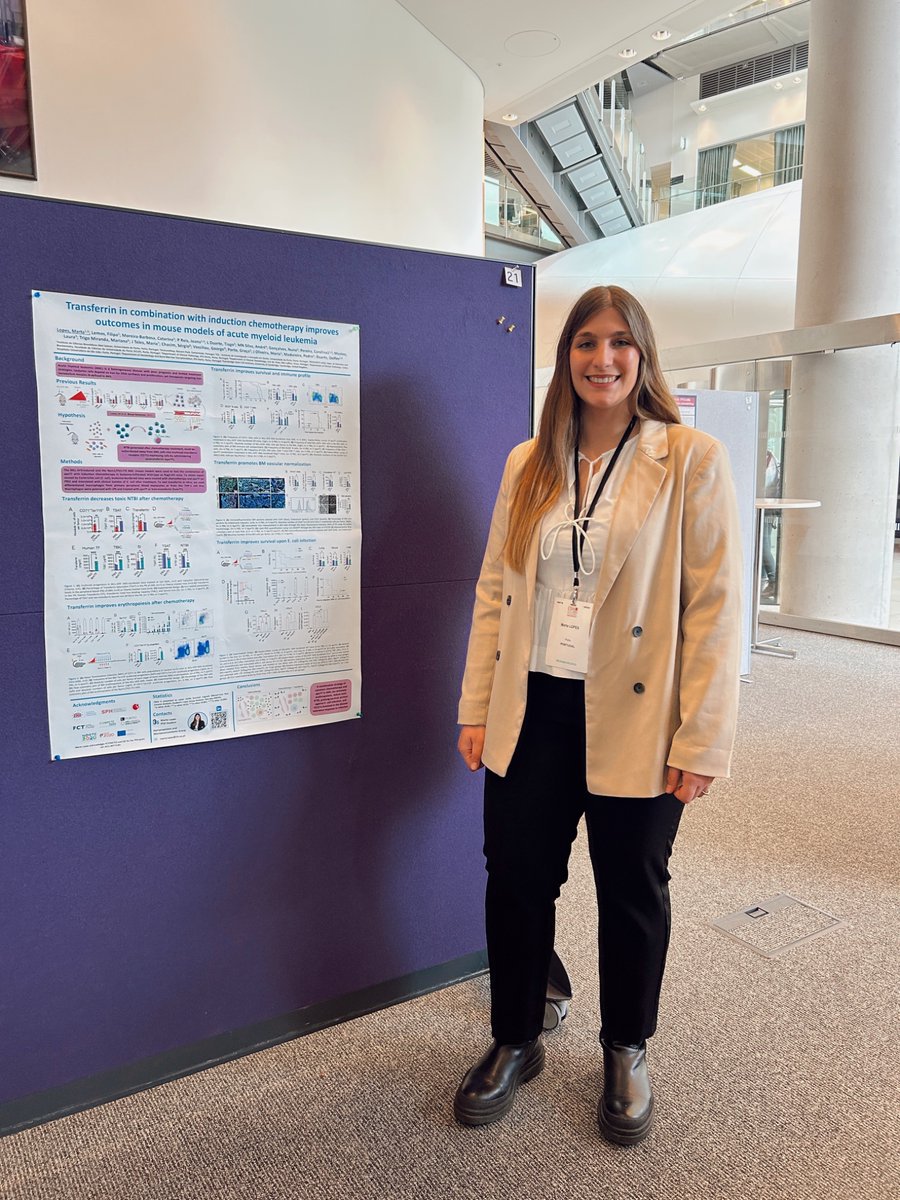 martasplopes's tweet photo. So grateful for the opportunity of sharing my PhD work with the wonderfull hematology community #ESHMICRO2025!  Three full days of inspiring scientific talks about the hematopoietic microenvironment! Always good to be back in #London 🇬🇧@ESHaematology @TheCrick https://t.co/kjsgLvmOVF