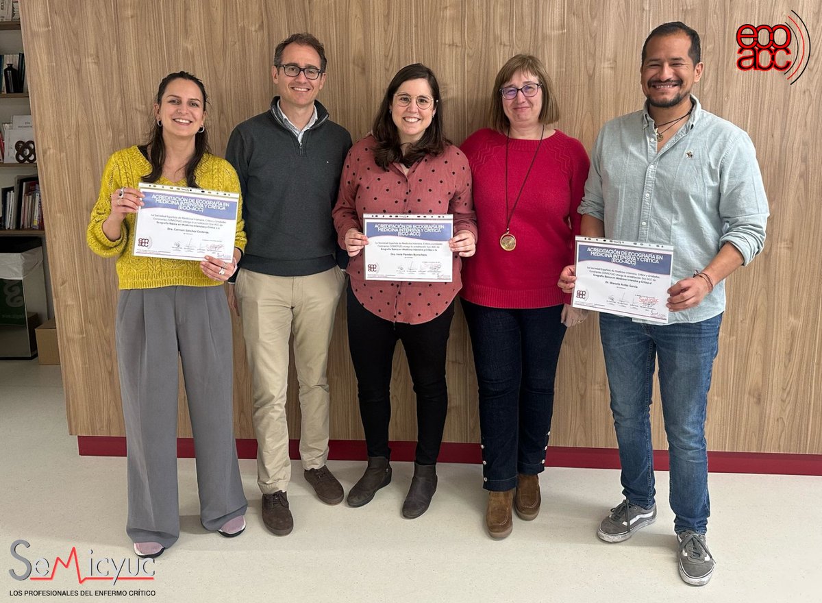 Han demostrado de sobra sus capacidades y habilidades para el manejo de la técnica ecográfica en el paciente crítico.
Más info.: bit.ly/435Jwha
#ecoacc #acreditación #medicinaintensiva