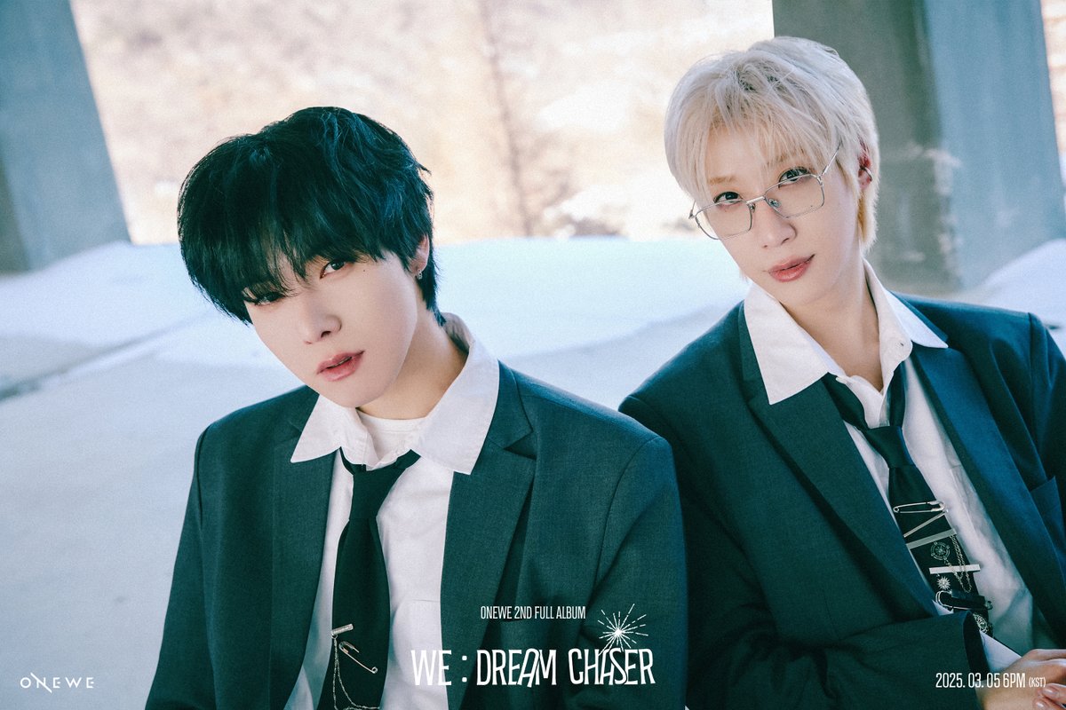 [#ONEWE] 

ONEWE 2ND FULL ALBUM 
[WE : Dream Chaser]

⚪ UNIT CONCEPT PHOTO #2 ⚪

▪ YONG HOON ▪
▪ DONG MYEONG ▪

2025.03.05 6PM (KST) RELEASE✔

#원위 #WE_Dream_Chaser
#용훈 #YONGHOON
#동명 #DONGMYEONG
#별_헤는_밤 #The_Starry_Night