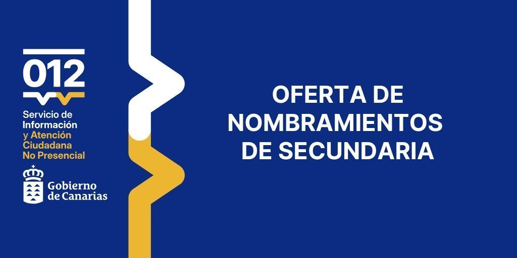 🏫Oferta para nombramientos excepcionales de Secundaria y otros cuerpos.
👩‍🏫Especialidades➡️Lengua y Literatura, Matemáticas, Física y Química, Gestión Administrativa, Procesos Comerciales, ADE.
🗓️Plazo hasta hoy, 20/02.
gobiernodecanarias.org/educacion/web/…