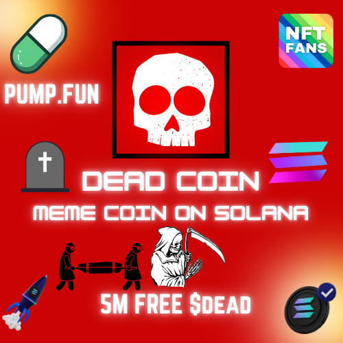 nftfanstoken's tweet photo. WIN FREE DEAD COIN

DROP SOLANA WALLET https://t.co/mmbL285Bbm