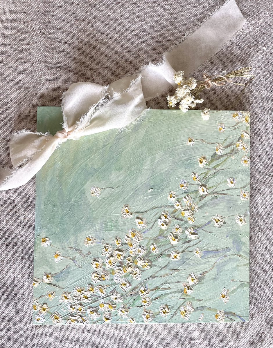 猫描こうと思ったけど、花になりました
#アクリル画