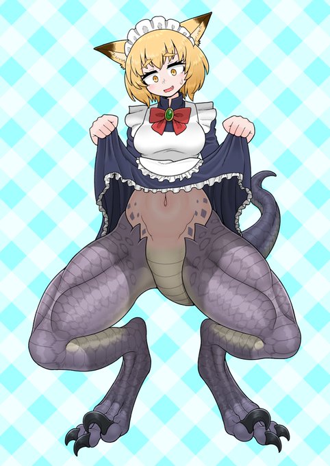 (Skeb)ごすメイちゃん下半身ヴェロキラプトル化 