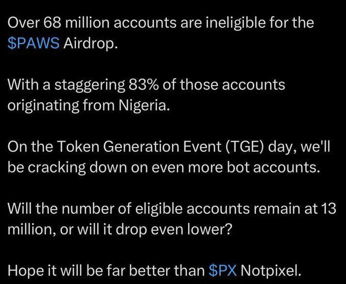 Laurencechenlei's tweet image. 最近撸的几个项目一塌糊涂  推都懒得发了
#PAWS 600个  TG的频道还被封了 另外据说封了83%的号  （图3）
#NETWORK3 垃圾  project of asshole 几百万分数 年前到现在都没到收到 收到也就是几U 
#RIVALZ 几千万积分  现在需要声望40以上 （需要借贷才有声望）（图1）
#layeredge 10万号 据说1月28日…