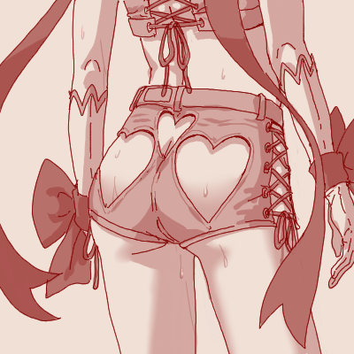 ホットパンツをはいた魔法少女っぽいなにか 