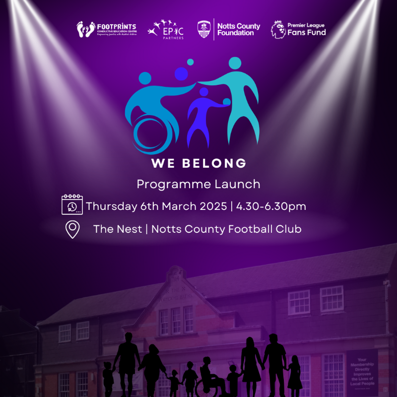 NCFCFoundation's tweet photo. For families 🖤

We're so excited for the launch event of our new programme, aimed at providing sporting opportunities for children and young people with disabilities 🤩

Sign up for our free event at @Official_NCFC's The Nest, to get a taste of what's to come with We Belong! ⬇