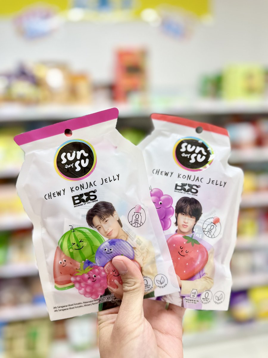 大阪店』にて、SUNSU Chewy Konjac Jelly 入荷！🍉🍇 Busとのコラボ