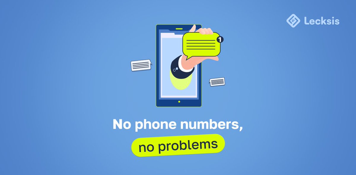 Lecksisofficial's tweet photo. 📱We bet you’ve never seen a messenger that doesn’t require a phone number for account creation. That’s because you haven’t used #Lecksis before.

When signing up on Lecksis, you don’t have to provide your phone number, email, photo, name, or any other information unless you want to. Why? Because our messenger is fully anonymous.

Give it a go today!