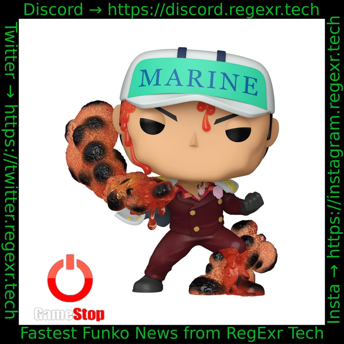 FunkoGS's tweet photo. #funko  POP Animation: One Piece Admiral Akainu 3.75-in GameStop 
Link->https://t.co/BhD5vaIZxw
10:40:17 2025-02-20 UTC https://t.co/C1zXp36sPM
