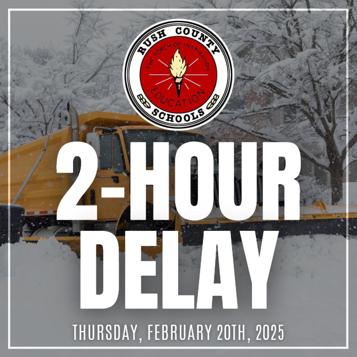 Rush County Schools will operate on a 2-hour delay this morning, February 20th, 2025 due to inclement weather. Click here for more information: rushville.k12.in.us/o/rcs/page/del…