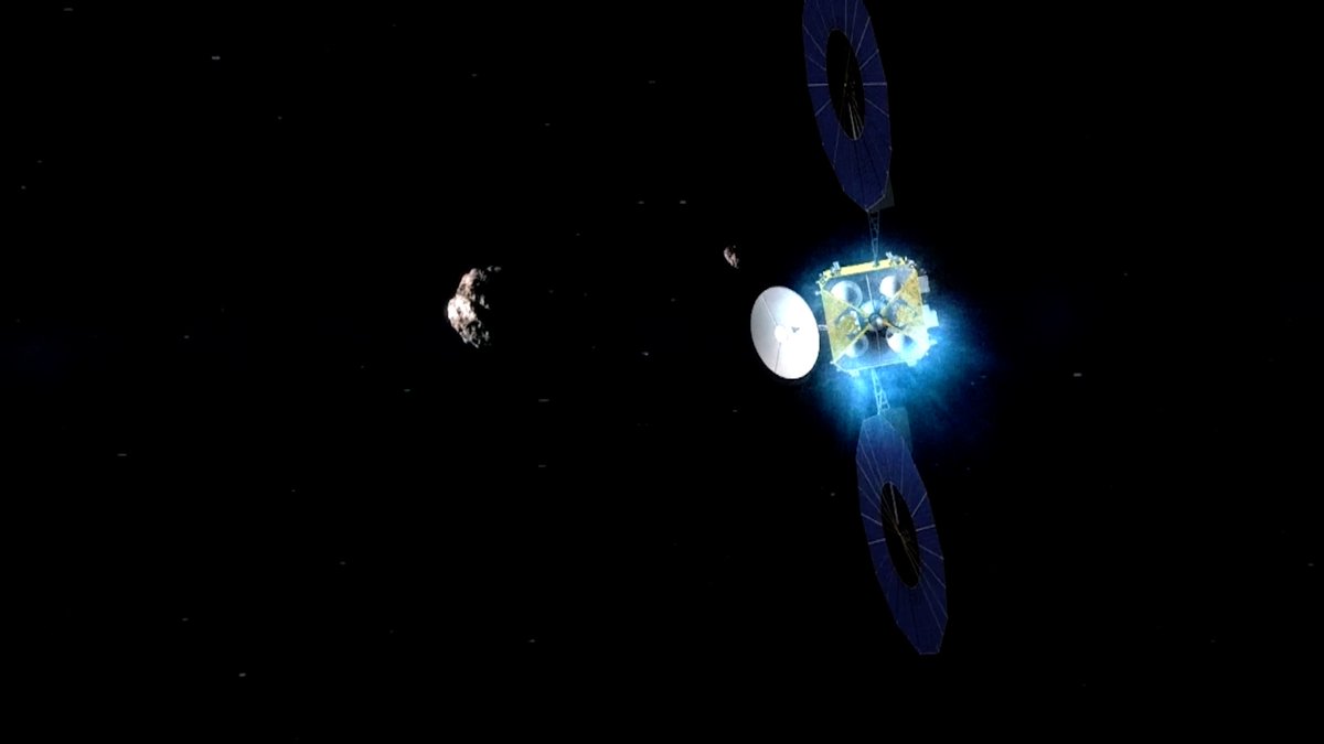 wulei2020's tweet photo. The Tianwen-2 probe for #asteroid exploration arrived at the launch site of the Xichang Satellite Launch Center on Feb. 20.
Scheduled for the launch in the first half of 2025, it will collect samples from a near-Earth asteroid coded #2016HO3 and explore a comet coded 311P. https://t.co/Gsm3E2nO9T