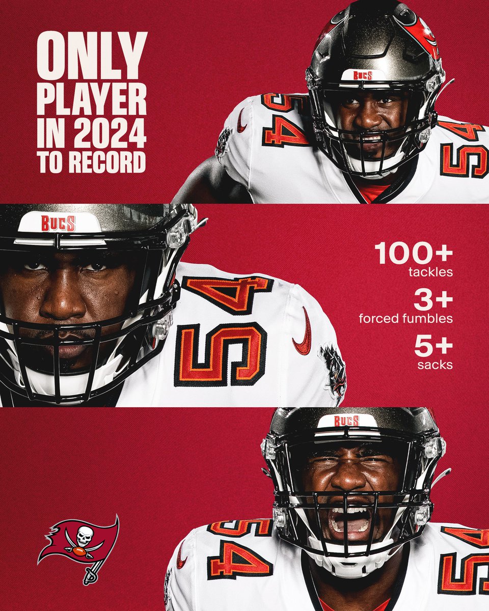 Lavonte David is in a league of his own.

#WeAreTheKrewe