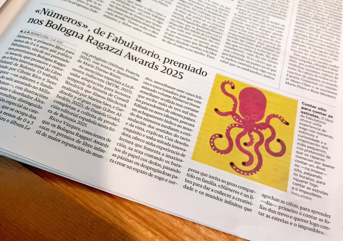 Parabéns <a href="/fabulatorio/">fabulatorio</a> e <a href="/alvarovalino/">Álvaro Valiño</a> #desenhogalego. Eu já o tenho 😀